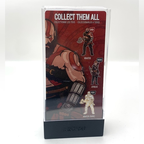 Sony PlayStation God Of War FigPin #99 Kratos 2017 - Picture 2 of 3